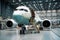 Aircraft construction. Aircraft manufacturing. AI Generated