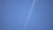 Aircraft Contrail Against Clear Blue Sky