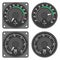 Aircraft indicators 3 - 480B dashboard set