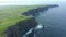 Aircraft point of view  Cliffs of Moher Ireland