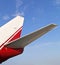 Aircraft tail wing