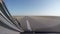 Aircraft takeoff from the airport, the view from the cockpit