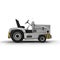 Aircraft Towing Tractor on white. 3D illustration