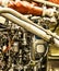 Aircraft turboprop engine maintenance completed ready to fly