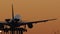 Aircraft twilight landing