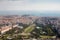 Airial view of Lisbon city
