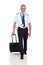 Airline pilot walking