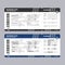 Airline Ticket Boarding Pass. Vector