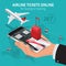 Airline tickets online. Buying or booking Airline tickets. Travel, business flights worldwide. Online app for tickets