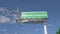 Airliner flies over WELCOME TO AUSTRALIA highway sign 3d