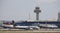 Airliners parked at palma de mallorca airport