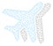 Airlines Polygonal Frame Vector Mesh Illustration