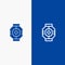 Airlock, Capsule, Component, Module, Pod Line and Glyph Solid icon Blue banner Line and Glyph Solid icon Blue banner
