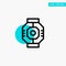 Airlock, Capsule, Component, Module, Pod turquoise highlight circle point Vector icon