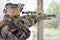 Airosft multicam m4 scope sniper