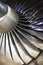 Airplan Turbo-jet engine, close up