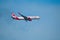 Airplane from Air Canada, is landing at Orlando Airport . Commercial aviation is a principal i
