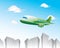 Airplane aircraft illustration