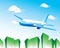 Airplane aircraft illustration