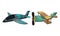 Airplane as Fixed-wing Aircraft with Jet Engine Vector Set