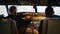 Airplane captain and copilot looking at radar compass on dashboard