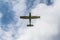 Airplane Cessna 182 Skylane UR-LUC in the sky