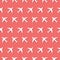 Airplane Commercial Aviation Seamless Pattern