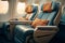 Airplane First Class Seating. AI