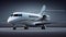 Airplane flying luxury business travel at high speed ,generative AI