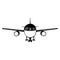 Airplane frontview icon image