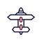 Airplane icon duocolor maroon navy colour military symbol perfect