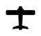 Airplane icon illustrated in vector on white background