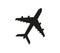 Airplane icon illustrated in vector on white background