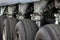 Airplane main landing gear tires