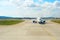 Airplane  runway airport Turkey