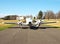 Airplane at a rural airfield