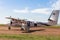 Airplane service in Maasai Mara Park in Kenya