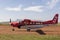 Airplane service in Maasai Mara Park in Kenya