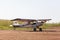 Airplane service in Maasai Mara Park in Kenya