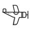 Airplane symbol icon