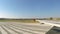 Airplane take off from Thessaloniki airport