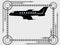 Airplane transport icon