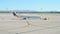 Airplane transportation in McCarran international airport, Las Vegas, USA,