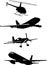 Airplane vector