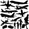 airplane vector pictures