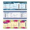 Airplane vector tickets