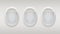 Airplane windows. Inside realistic plane windows vector template. Portholes grey background with transparent elements