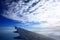 Airplane Wing & Blue Sky