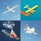 Airplanes Helicopters Design Concept
