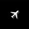 Airplanes icon flat